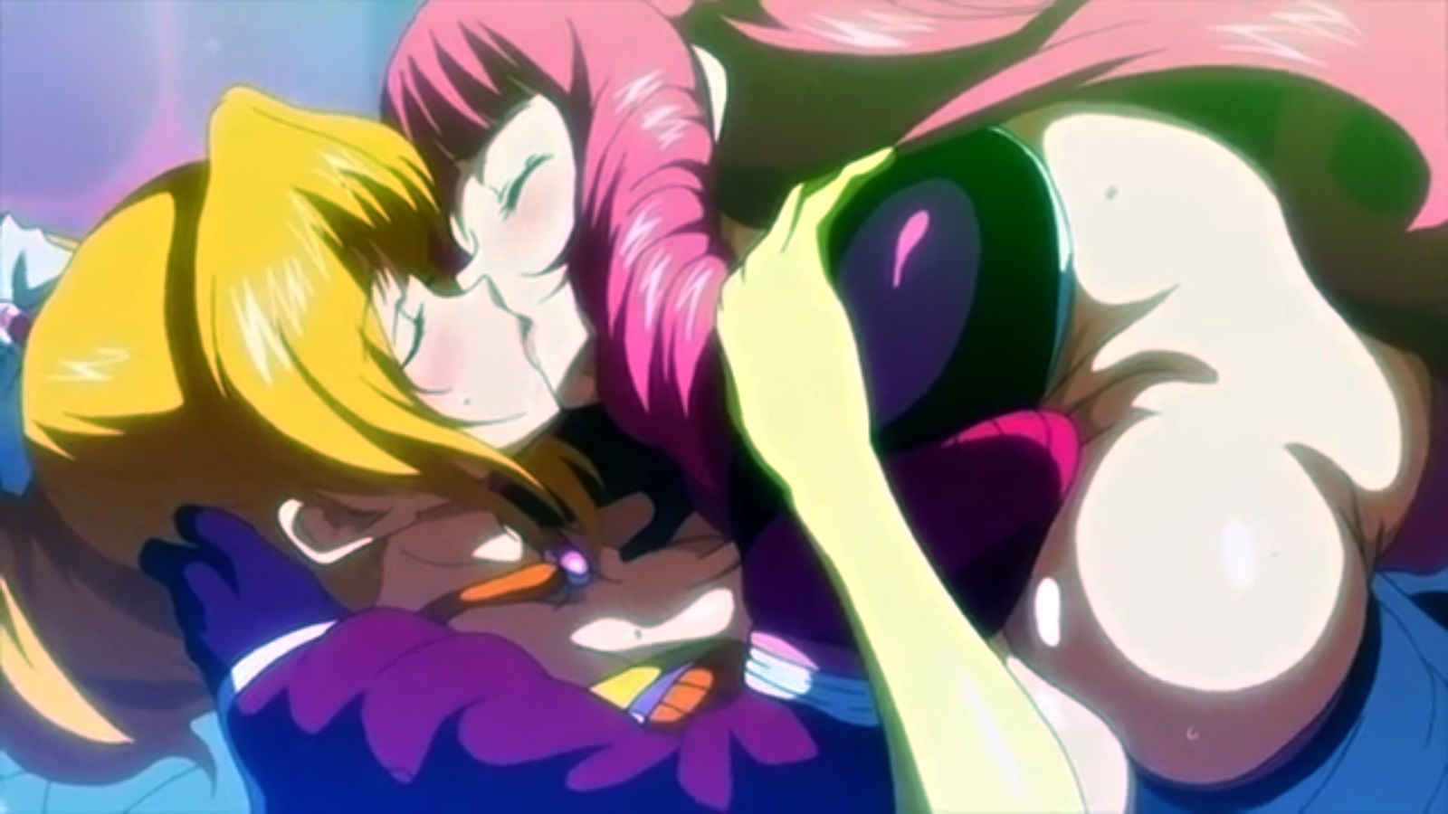 Anime Lesbians Tongue Fucking - Majuu Jouka Shoujo Utea 3 | HentaiSex.Tv